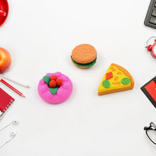 3D Food-Shaped Colorful Eraser Set – Cute Novelty Mini Erasers for Kids (5 Pc Set) the24kgal
