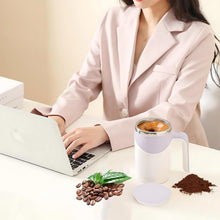 Stirring Coffee Mug | Magnetic Stirring Coffee Cup | Stainless Steel Mug for Milk | Travel Mixing Cup | Self Stirring Coffee Mug, Suitable for Coffee / Milk / Hot Chocolat | Battery Operated ( Battery Not Included) the24kgal
