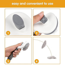 Self-Cleaning Slicker Brush for Dogs & Cats (1 Pc) the24kgal