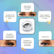 Artificial / Fake Eyelash Extensions Natural & Lightweight (1 Pc / 14 Mm) the24kgal