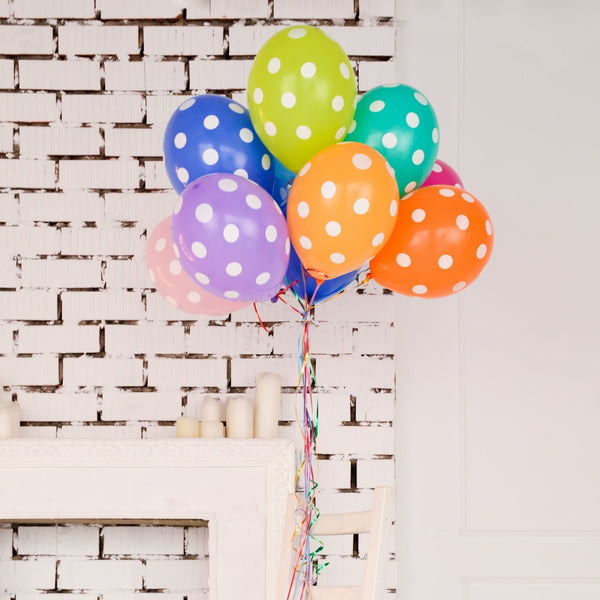 Colorful Balloons Kinds of Latex Balloons for Birthday / Anniversary / Valentine's / Wedding / Engagement Party Decoration Birthday Decoration Items for Kids Multicolor (20 Pcs Set) the24kgal