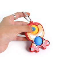 Themed Iron Man Shape Keychain Pop It Toy (1 Pc) the24kgal