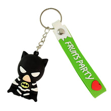Cute Cartoon Silicone 3D Key Chain with Metal Hook & Strap (Pack of 1) the24kgal