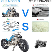 Metal Bike Creative Mechanical Construction Engineering Kit 140 Part of Bike Tool / 1 Set 】 the24kgal