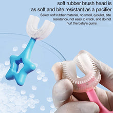 Star / U-Shape Silicone Manual Toothbrush (1 Pc) the24kgal