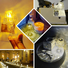 Big Acrylic LED Desk Lamps Table Lamp Portable Crystal (1 Pc / Big) the24kgal