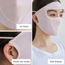 Women's Full Face UV Protection Cap with Built-in Mask and Wide Brim Visor – Breathable (1 Pc) the24kgal