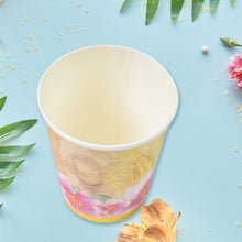 Disposable Paper Cups, Disposable Tea, Coffee Cups (24 Pcs Set / Mix Color & Design) the24kgal