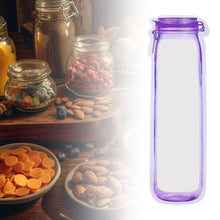 Food Storage Bag Bottles Shape Ziplock Bags Reusable (1 Pc / 500 ML) the24kgal
