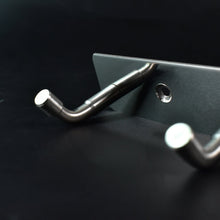 Stainless Steel Wall Mounted Coat 4 Hook Rack (20x3 / 1 Pc) the24kgal