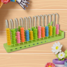 Abacus 13 Rods Counting Abacuses Toy Bead Educational Tools (1 Set / Mix Color) the24kgal
