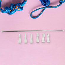 Stainless Steel Utensil Hanger Rail Nail Free Wall Mount with 2 Magic Stickers & 6 Plastic Hooks For Kitchen the24kgal