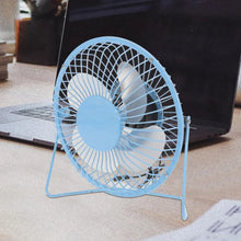 USB Table Desk Personal Metal Electronic Fan, Compatible with Computers, Laptops, Student Dormitory, Suitable For Office, School Use (1 Pc) the24kgal