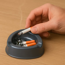 Oblivion Durable Plastic Ashtray with Wide Bowl and Triple Cigarette Holder Slots (1 pc) the24kgal