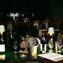 USB Rechargeable LED Bottle Lamp – 3 Color Dimmable Wireless Table Light for Home & Bar (1 Pc) the24kgal