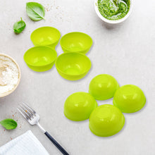 Multipurpose Small Round Plastic Bowl / Katori, Microwave Safe Reusable Lightweight Bowl, Dishwasher Safe Chutney Bowl (8 Pcs Set) the24kgal
