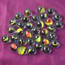 Glass Marbles for Kids Approx 35 (35 in 1) the24kgal