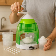 Manual Ice Crusher & Snow Cone Maker with Hand Crank the24kgal