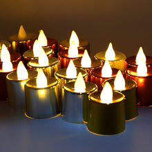 Electrical Candles Diya LED Tea Light, Plastic Candle Light Candle Candle (24 Pc Set) the24kgal