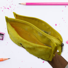 Smart Double Pocket Zipper Pouch – Multipurpose, Washable Stationery Organizer for School & Travel (2-Pocket) the24kgal