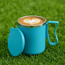 300ml Stainless Steel Mug: Insulated, Leakproof Lid, Hot/Cold Drinks (Mix Color) the24kgal
