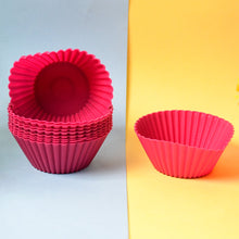 Silicone Cup Cake Mould (10 Pcs Set) the24kgal