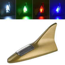 Shark Fin Light With Remote, LED Signal Antenna Solar Shark Fin Car Roof Light Sensor Decoration Flashing Lamps, Solar Powered Radio Signal for Car Lamp Accessories (1 Pc)  the24kgal