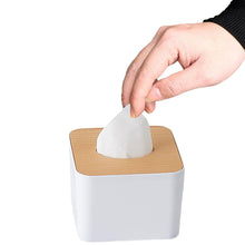 Tissue Box Desktop Stand Bamboo Tissue Cover Box Rectangular Paper Towel Holder Removable Tissue Dispenser for Bathroom Vanity Countertop Bedroom Car Holder Paper Towels Dispenser (1 Pc ) the24kgal