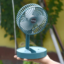 Adjustable Portable Desktop Fan - Telescopic Silent Personal Cooling for Office & Travel (Battery Not Include) the24kgal