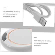USB Warm Coaster Heated Coffee Mug Portable Office Desk Portable Cup, Heater Coffee Mug Warmer Electric Cup Warmer (1 Pc) the24kgal