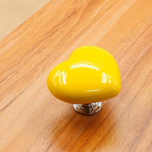 Multipurpose Cabinet Door Handle Drawer, Heart-shaped Knob Pulls Toilet Press Button (1 Pc) the24kgal
