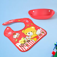 Multifunctional Waterproof BPA Free Reusable Soft Fabric Plastic Baby Bib (1 Pc) the24kgal