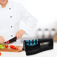 Kitchen Knife Sharpener – Handheld for Chefs & Serrated Knives (1 Pc, Chopper Not Included) the24kgal