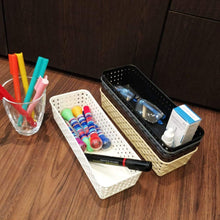 Plastic Multipurpose Desk Organizer Tray Office Drawer Dividers Storage Bins for Kitchen, Bathroom, Office, Makeup, Bedroom Dresser, Craft Basket Rack Multicolour (6 Pcs Set) the24kgal