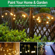 Solar-Powered Firefly Garden Decorative LED Light Set (2 Pc) the24kgal