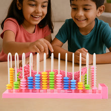 Abacus 13 Rods Counting Abacuses Toy Bead Educational Tools (1 Set / Mix Color) the24kgal