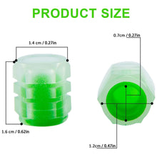 Tyre Valve Caps Luminous Glow Car Tire Air Stem Valve Cap Covers vaal cap ( 4 Pcs Mix Colour) the24kgal
