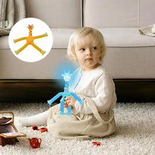 LED Telescopic Suction Cup Giraffe Toy,  Tubes Fidget Toys, Shape Changing Telescopic Sensory Tubes Fidget Tubes Sensory Toys Suction Toy, Funny Gift (3 Pcs Set) the24kgal