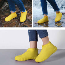Non-Slip Silicone Rain Reusable Anti skid Waterproof Fordable Boot Shoe Cover (Extra Large Size (XL)/ 1 Pair / Mix Color) the24kgal