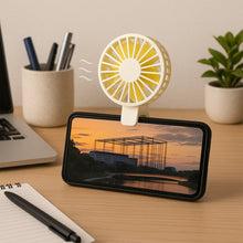 Mini USB Handheld Fan, Portable Rechargeable Mini Fan for Home, Office, Travel and Outdoor Use (1 Pc) the24kgal