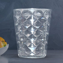 Apex Pyramid Design Unbreakable Plastic Glass – 300 ML the24kgal