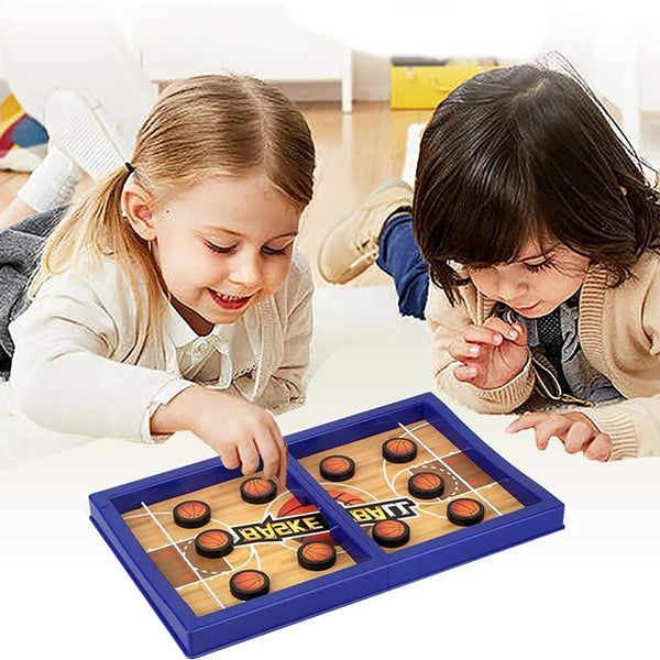 Fast Sling Basketball Puck Game Paced Table Desktop Battle Ice Hockey Game for Adults and Kids Parent-Child Winner Board Games Interactive Toy, Desktop Table Game the24kgal
