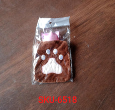 Paw Print Small Hot Water Bag with Cover for Pain Relief the24kgal