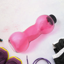 Unbreakable Plastic dumbbell Shape Water Bottle  (550 ml / 1 Pc) the24kgal