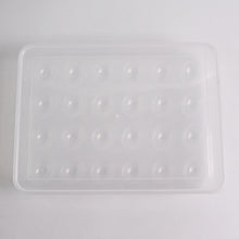 Plastic Egg 24 Grid Storage Container Holder for Refrigerator Egg Tray Holds 24 Eggs (1 Pc) the24kgal