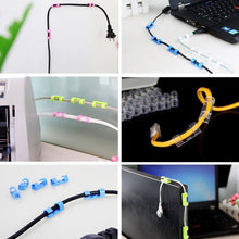Plastic Wire Cord Cable Clips Organizer Holder (16 Pcs Set) the24kgal
