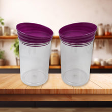 Plastic Premium Quality Kitchen Food Containers Set (1200ml Approx, Set Of 2 Pc) the24kgal