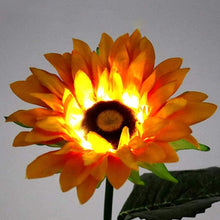 Garden Solar Sunflower Outdoor LED Light  Inserted Ground Simulation Plant (4 Pcs Set) the24kgal
