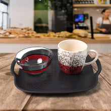 Healthy Choice Set Of 4pc Ceramic Cup And 4pc Glass Bowl With Plastic Plate (9 Pcs Set) the24kgal