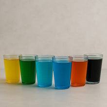Apex Pyramid Ringo Plastic Glass – 300ml Approx | Durable, Crystal-Clear Tumbler the24kgal